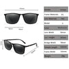 Single Luxury Square Vintage Polarized Sunglasses Men Women Fashion Travel Driving Fishing Male Eyewear UV400