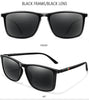Single Luxury Square Vintage Polarized Sunglasses Men Women Fashion Travel Driving Fishing Male Eyewear UV400