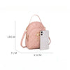 Mini Backpack for Women Cute Swan Hanging Embroidery Small Backpack Purse Girls Leather Bookbag Ladies Satchel Bags