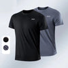 Summer Men Casual t-Shirt Short Sleeve White Tee Shirts Soild o-Neck Tops t Shirt Quick Dry Gym Running t-Shirts Male clothes