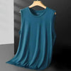 Men's Ice Silk Mesh Vest Lightweight Sports Summer Wear Sleeveless T-shirt Tank Top Casual Fashion Outerwear