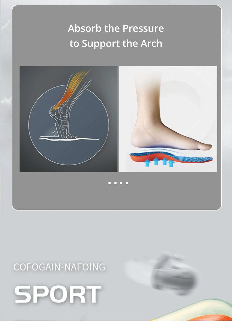 Sport Insoles for Shoes Sole Shock Absorption Deodorant Breathable Cushion Running Insoles for Man Women Orthopedic Insoles