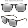 Single Luxury Square Vintage Polarized Sunglasses Men Women Fashion Travel Driving Fishing Male Eyewear UV400