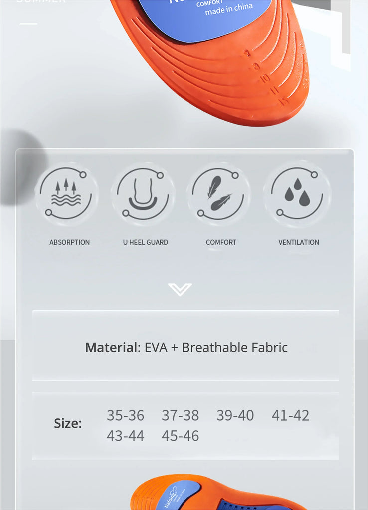 Sport Insoles for Shoes Sole Shock Absorption Deodorant Breathable Cushion Running Insoles for Man Women Orthopedic Insoles