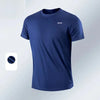 Summer Men Casual t-Shirt Short Sleeve White Tee Shirts Soild o-Neck Tops t Shirt Quick Dry Gym Running t-Shirts Male clothes
