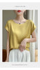 New O-Neck Silk Camisole Ladies Thin Vest Satin Loose Outer Sleeveless Top Summer Suit Insid Sling Mulberry Silk Bottoming Shirt