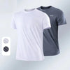 Summer Men Casual t-Shirt Short Sleeve White Tee Shirts Soild o-Neck Tops t Shirt Quick Dry Gym Running t-Shirts Male clothes