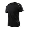 Ice silk short-sleeved T-shirt men summer quick dry cool feeling sports mesh breathable for outdoor sports hiking fishing