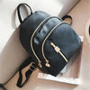Women's Multi-Function Fashion Girl Nylon Daypack Travel Cute Mini Backpack Men Shoulder Bag Black Purse Hot