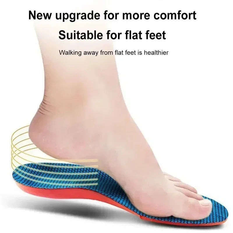 Sport Insoles for Shoes Sole Shock Absorption Deodorant Breathable Cushion Running Insoles for Man Women Orthopedic Insoles
