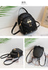 Mini Backpack for Women Cute Swan Hanging Embroidery Small Backpack Purse Girls Leather Bookbag Ladies Satchel Bags