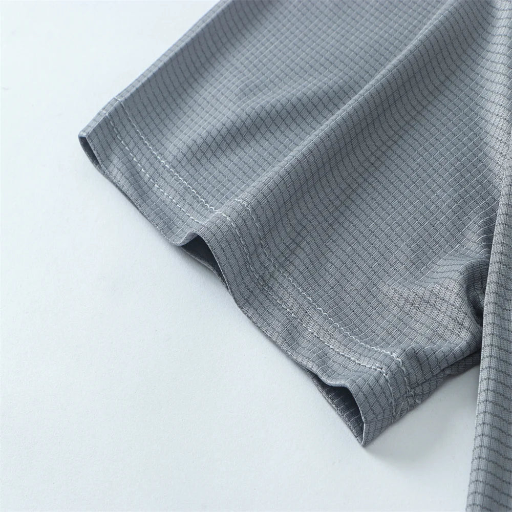 Summer Men Casual t-Shirt Short Sleeve White Tee Shirts Soild o-Neck Tops t Shirt Quick Dry Gym Running t-Shirts Male clothes