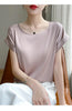 New O-Neck Silk Camisole Ladies Thin Vest Satin Loose Outer Sleeveless Top Summer Suit Insid Sling Mulberry Silk Bottoming Shirt
