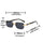 Rimless Sunglasses Rectangle Fashion Popular Women Men Shades Small Square Sun Glasses For Female Male Summer Traveling Glasses