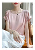 New O-Neck Silk Camisole Ladies Thin Vest Satin Loose Outer Sleeveless Top Summer Suit Insid Sling Mulberry Silk Bottoming Shirt