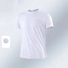Summer Men Casual t-Shirt Short Sleeve White Tee Shirts Soild o-Neck Tops t Shirt Quick Dry Gym Running t-Shirts Male clothes