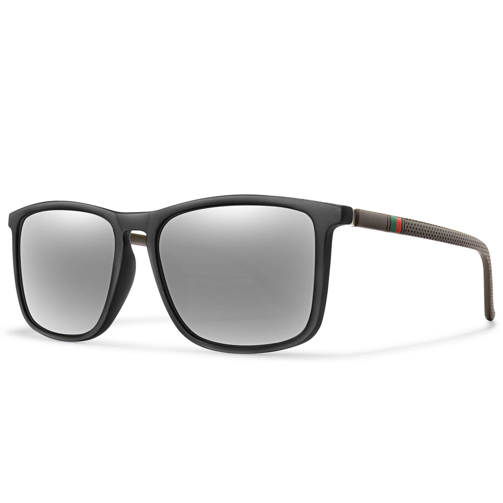 Single Luxury Square Vintage Polarized Sunglasses Men Women Fashion Travel Driving Fishing Male Eyewear UV400