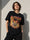 Autism Funny Skull T-shirt for Women Autism Mystery Pattern T-shirt Harajuku Fashion Cotton Retro T-shirt for Men and Women