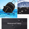 Women's Multi-Function Fashion Girl Nylon Daypack Travel Cute Mini Backpack Men Shoulder Bag Black Purse Hot