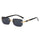 Rimless Sunglasses Rectangle Fashion Popular Women Men Shades Small Square Sun Glasses For Female Male Summer Traveling Glasses