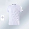 Summer Men Casual t-Shirt Short Sleeve White Tee Shirts Soild o-Neck Tops t Shirt Quick Dry Gym Running t-Shirts Male clothes