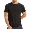 LukBerd Mens Dry Fit Shirts Black t Shirts for Men Lightweight Athletic Shirts for Men Short Sleeve Moisture Wicking Running Workout Gym Shirts 3XL